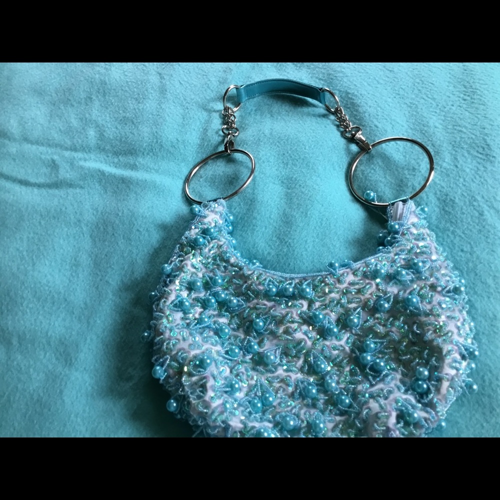 Beaded evening purse